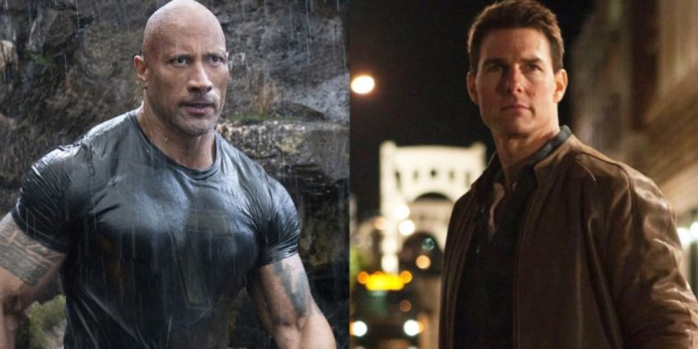 Curhat Dwayne Johnson Kalah dari Tom Cruise